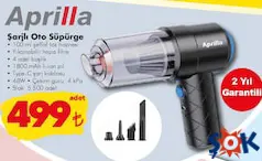 APRİLLA ŞARJLI OTO SÜPÜRGE